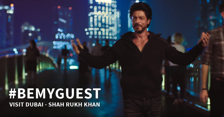 shah rukh khan visit dubai be my guest campaign