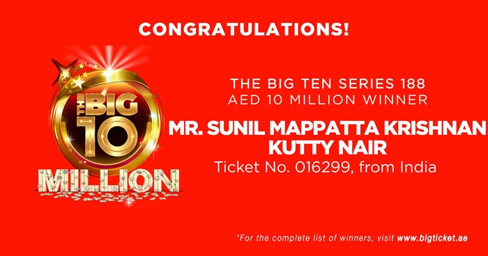 big ticket 10 million indian winner