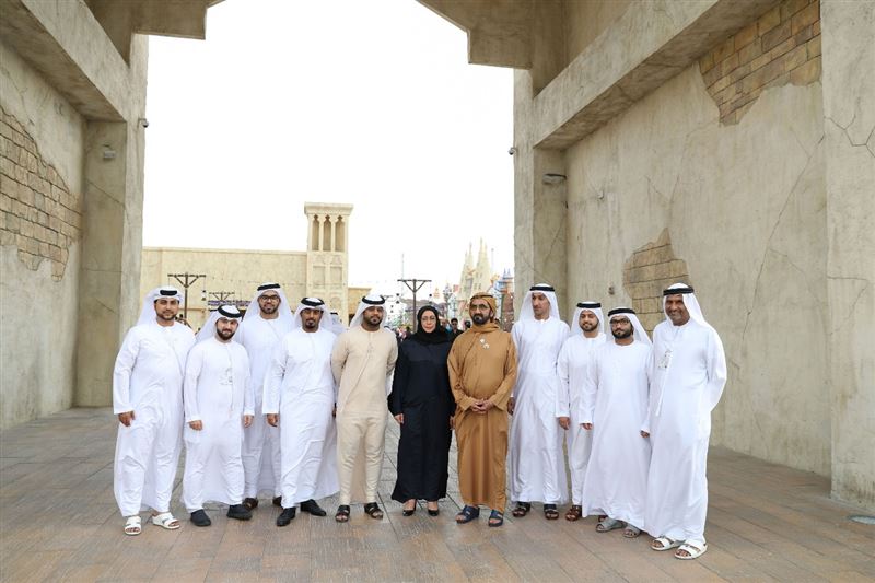 sheikh mohammed visits dubai global village (4)