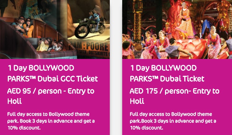 bollywood tickets holi festival park