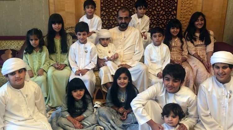 sheikh mohammed family eid al fitr