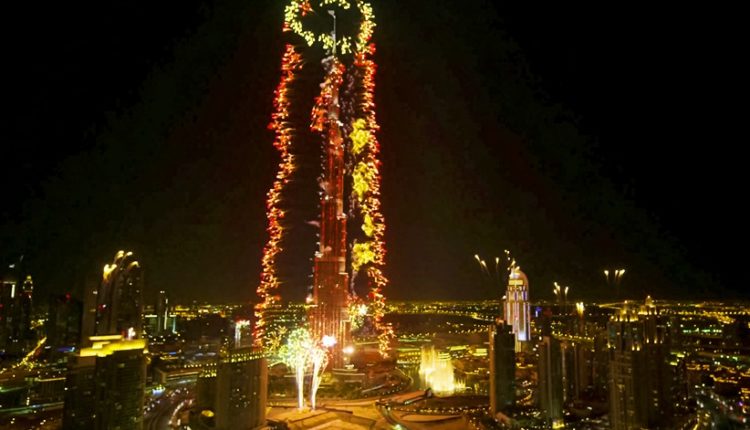 burj khalifa fireworks display