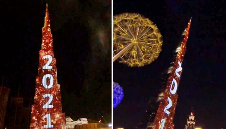 watch burj khalifa new year fireworks online