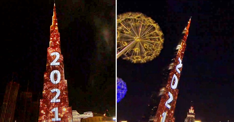 watch burj khalifa new year fireworks online